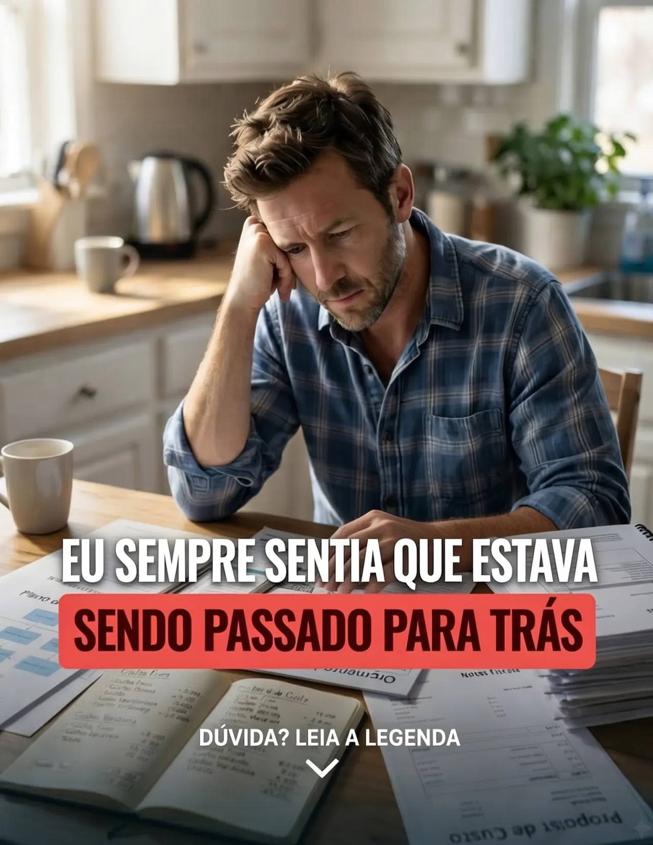 Eu sempre sentia que estava sendo passado para trás